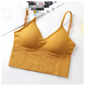 Seamless Solid Color Backless Bra