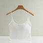 Cotton Seamless Bra Tank Top for Women Summer