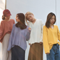 V-Neck Knit Sweater for Women
