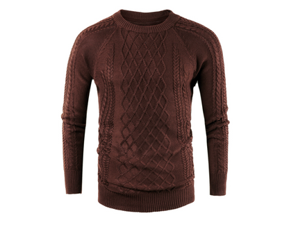Round Neck Knit Sweater for Women