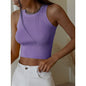 Women’s Knitted Vest - Summer 2023 Solid Color Top