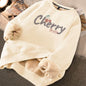 Thickened Printed Sweater for Women