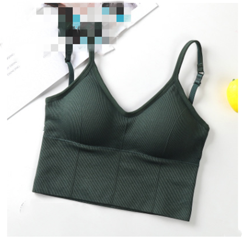 Seamless Solid Color Backless Bra