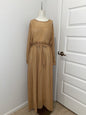 LITAR FASHION Long Dress with Belt
