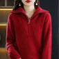 Women's Merino Wool Thick Turtleneck Sweater