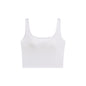 Cropped Sleeveless Top with Built-in Bra for Women