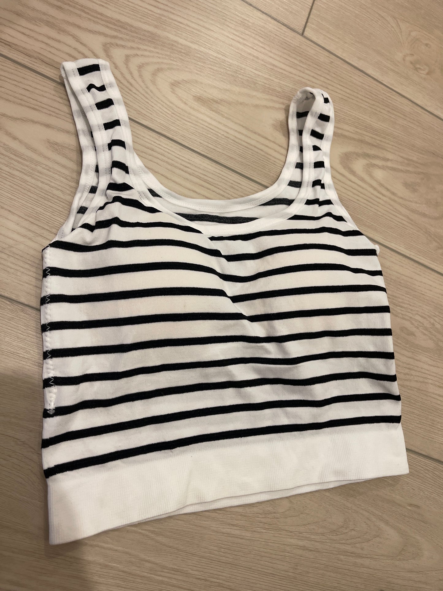 BRA Long Striped Top 018