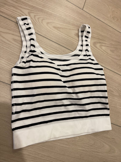 BRA Long Striped Top 018