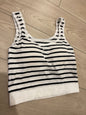BRA Long Striped Top 018