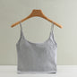 Cotton Seamless Bra Tank Top for Women Summer
