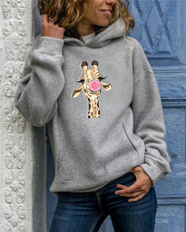 Solid Color Round Neck Sweater for Women