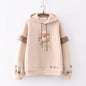 Casual Plush Hooded Sweater for Women
