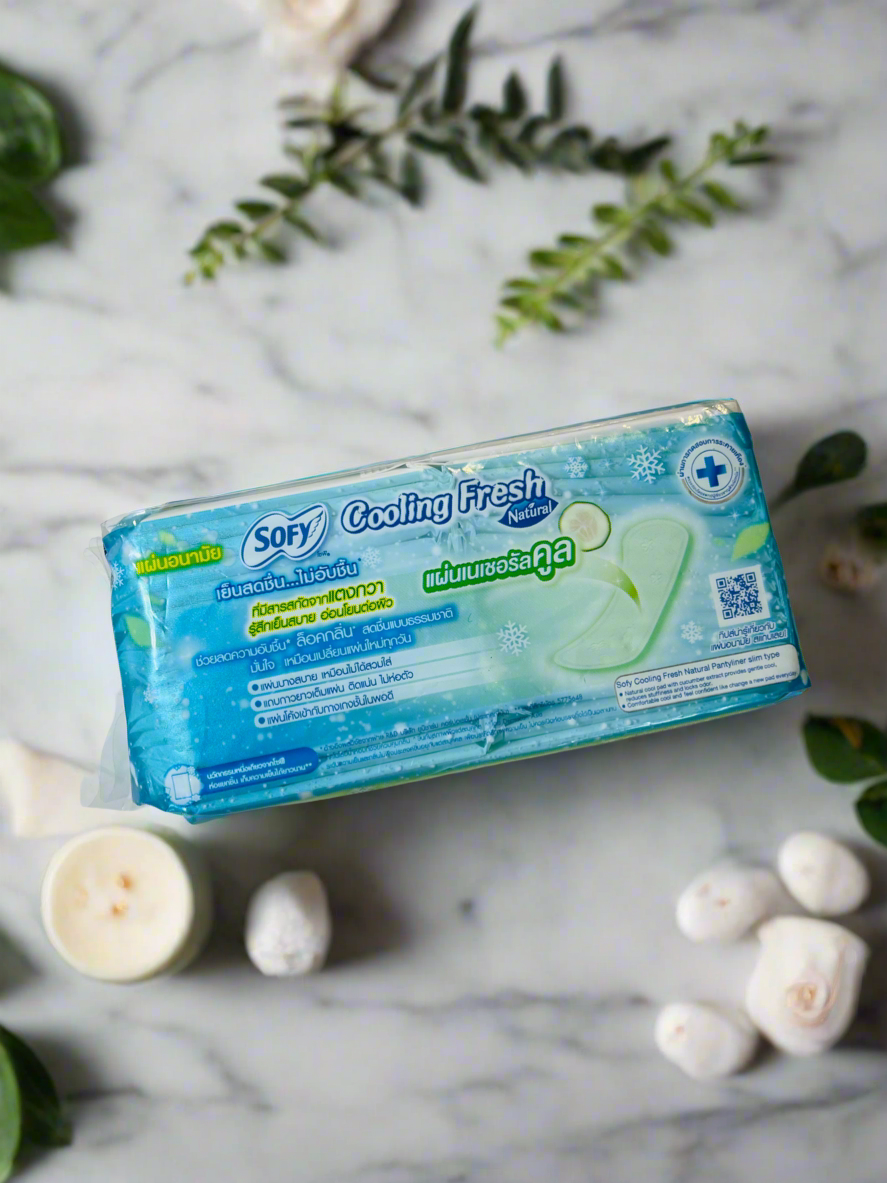 SOFY Cooling Fresh Liners Cucumber Scent 32's