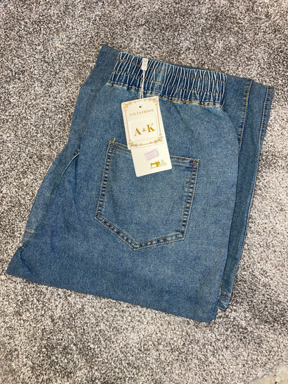 A&K Denim Flare Pants 2335