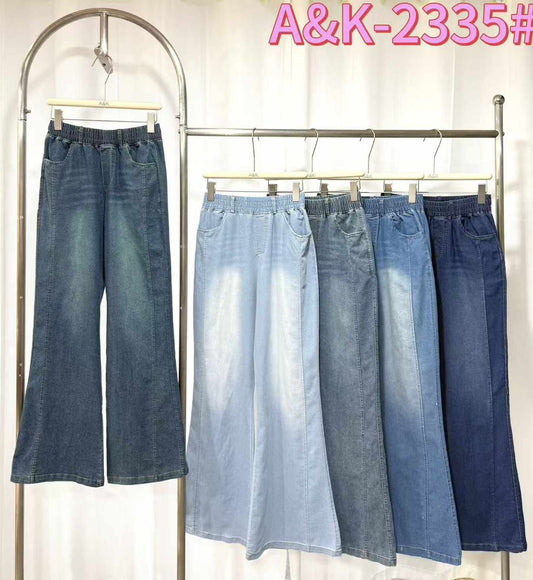 A&K Denim Flare Pants 2335