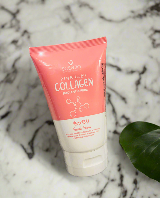 SCENTIO Pink Collagen Facial Foam