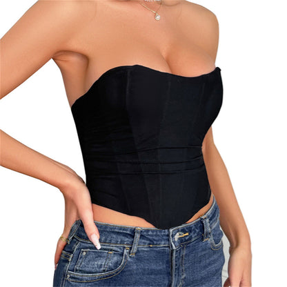 Fashionable Push-Up Bra Top with Slim Fit Design