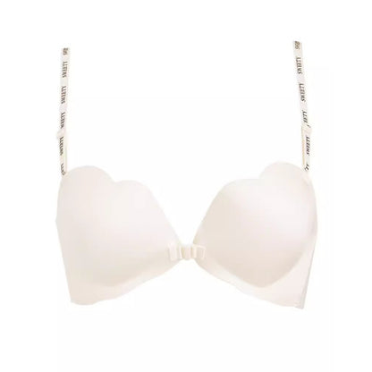 Seamless Push-Up Bra with Back Support and Color Block