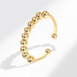 S925 Sterling Silver Rotatable Stress Relief Ring