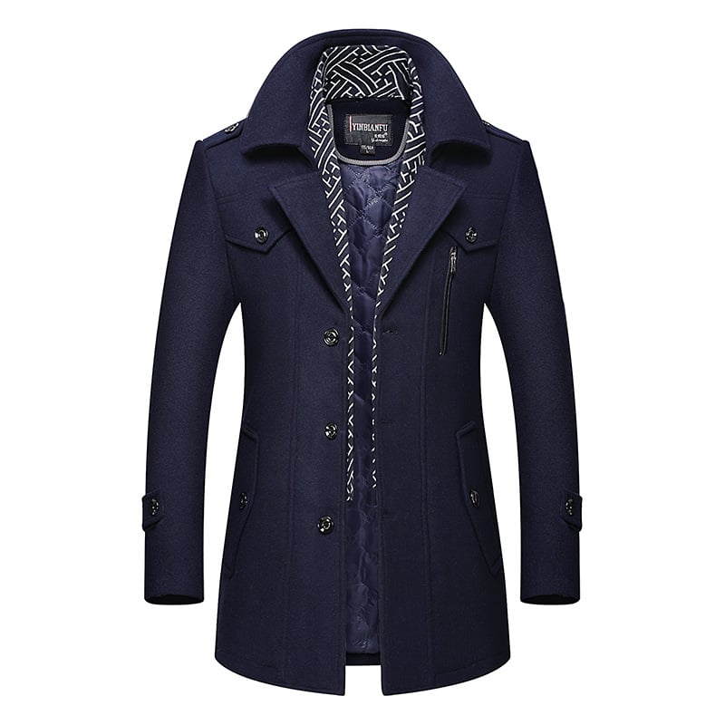 Padded Cotton Coat and Wool Coat Combo