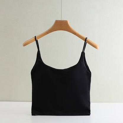 Cotton Seamless Bra Tank Top for Women Summer