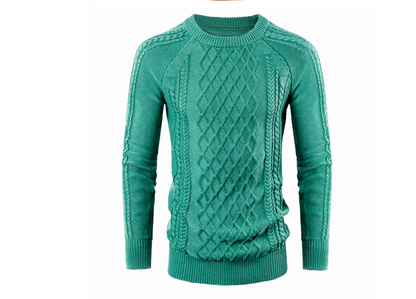 Round Neck Knit Sweater for Women