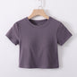 Summer Crop Top with Built-in Bra for Women