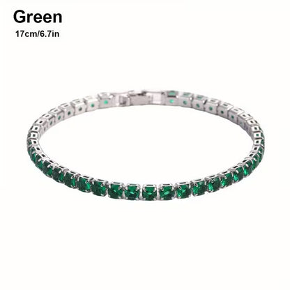Hip Hop 4.0 Micro Zircon Tennis Bracelet