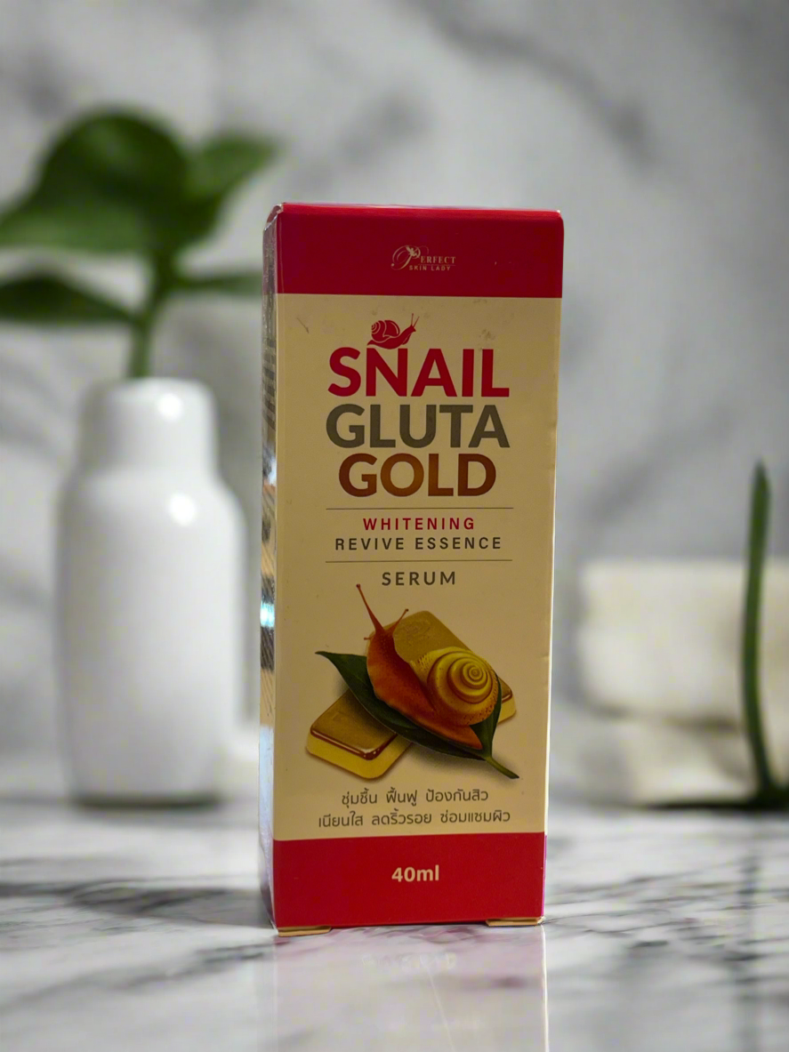 Snail Gluta Gold Whitening Revive Essence  Serum