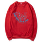 Retro Crew Neck Sports Sweater for Women