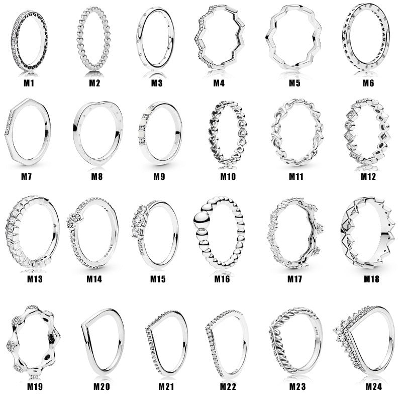 Panjia Style S925 Silver Ring Collection