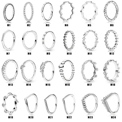 Panjia Style S925 Silver Ring Collection