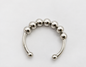 S925 Sterling Silver Rotatable Stress Relief Ring
