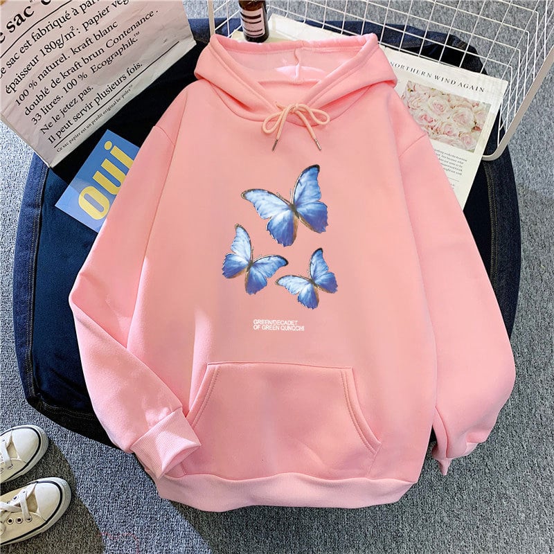 Plus Size Fleece Hooded Sweater for Women