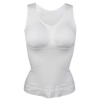 Women's Body Shaping Shapewear Undershirt with Pads