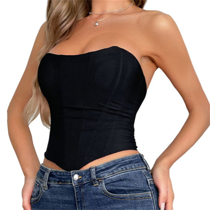 Fashionable Push-Up Bra Top with Slim Fit Design