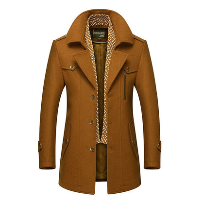 Padded Cotton Coat and Wool Coat Combo