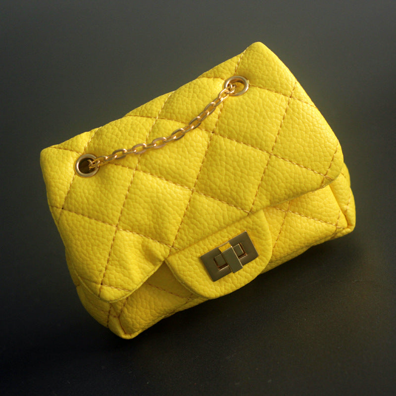 Korean Style Children's Classic Quilted Chain Bag