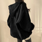 Fleece-lined Hooded Pullover Sweater for Women