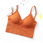 Seamless Solid Color Backless Bra