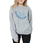 Retro Crew Neck Sports Sweater for Women