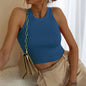 Women’s Knitted Vest - Summer 2023 Solid Color Top