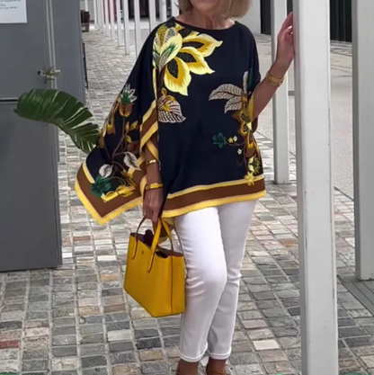Floral Casual Loose Top