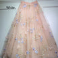 Three-Dimensional Embroidery Puffy Skirt for Women