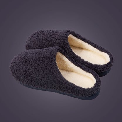 Japanese Thick-soled Non-slip Plush Slippers for Couples