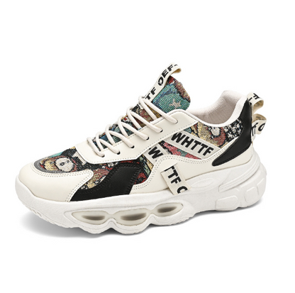 Bear Design, Casual Sports Shoes, Graffiti Sneakers