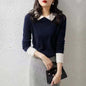 Loose Thin Beaded Woolen Sweater for Women