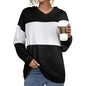 Hooded Long-Sleeved Casual Sweater for Women