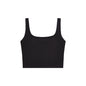 Cropped Sleeveless Top with Built-in Bra for Women