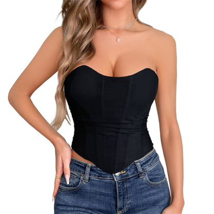 Fashionable Push-Up Bra Top with Slim Fit Design
